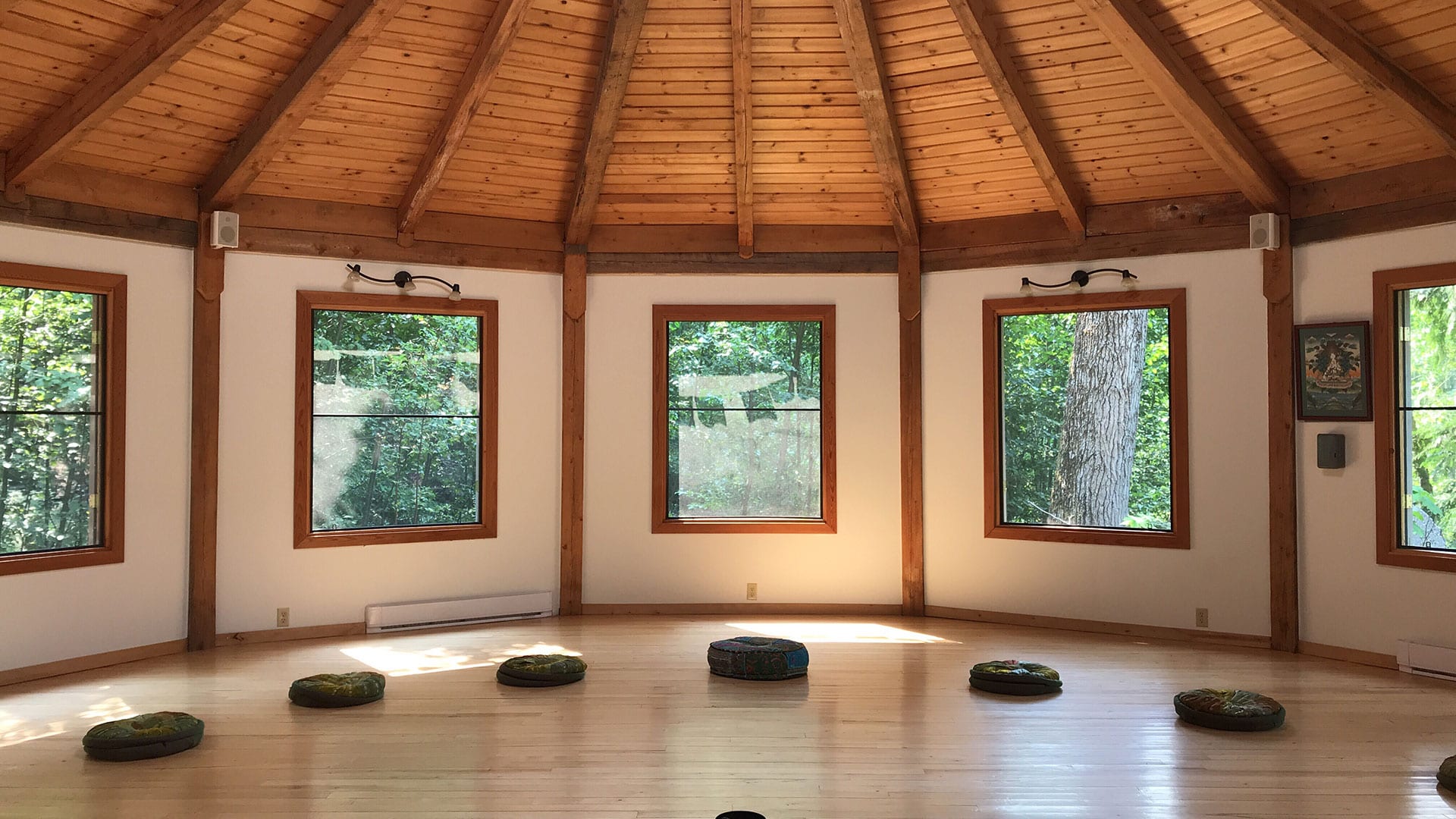 Intrinsic Wellness at Mountain Waters Retreat Yoga Room
